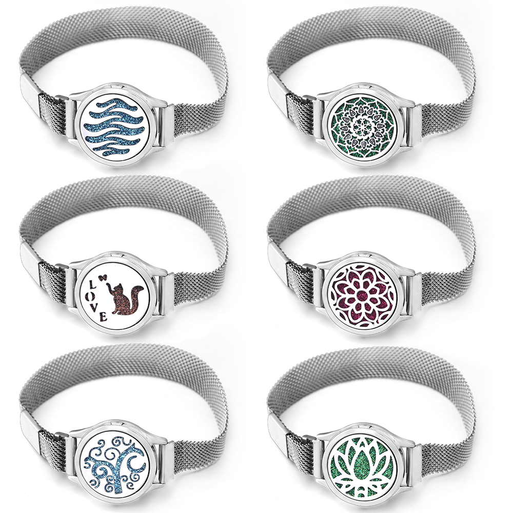 Jewelry Essentials Watches - Trend ige Lotus Muster Aroma therapie