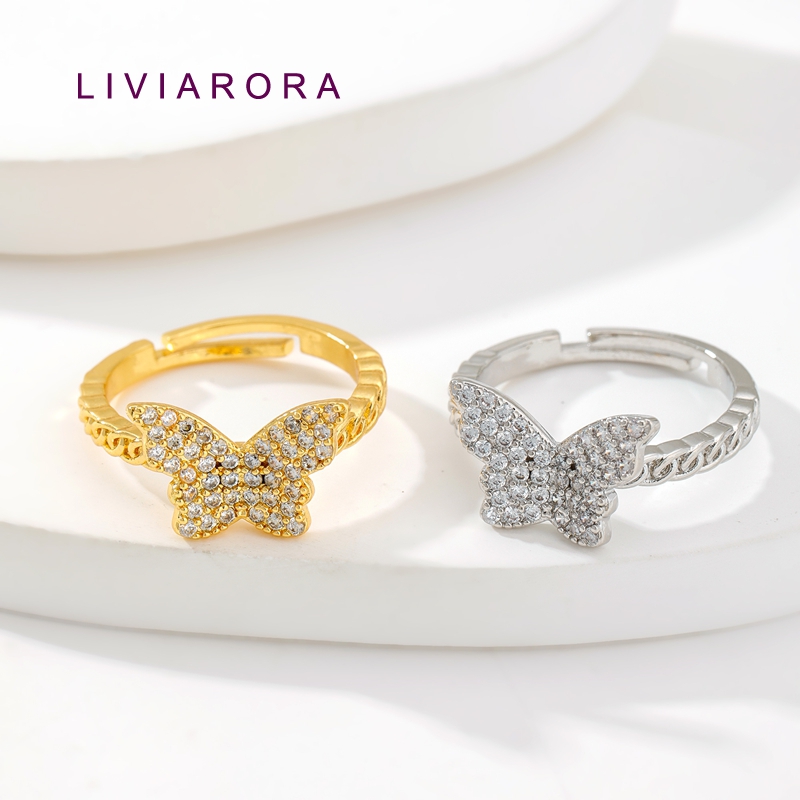Gold Plated Ring - 1/2/4 Stück 18K vergoldetes Messing mit