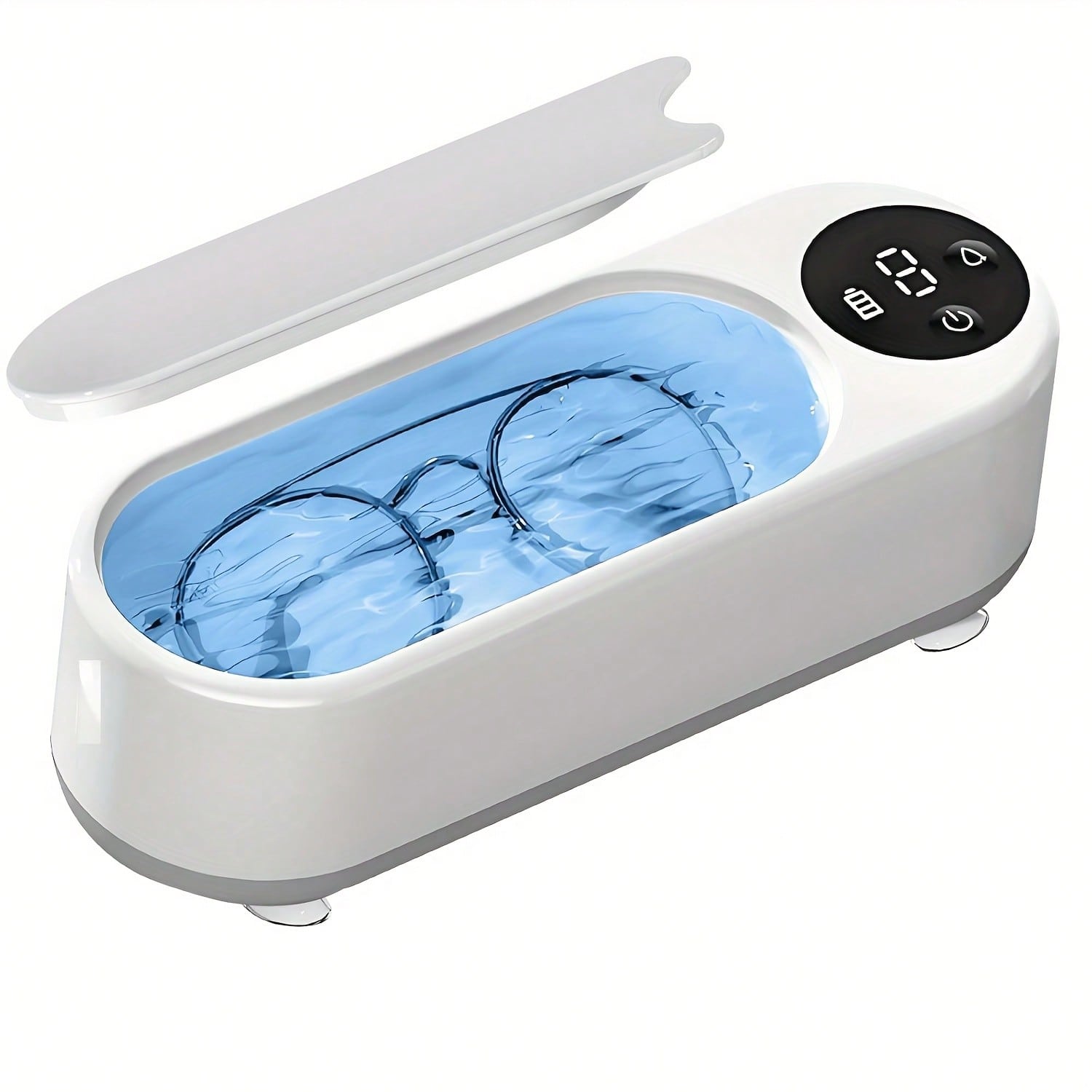 Jewelry Essentials Watches - Tragbarer Ultraschallreiniger, USB-aufladbares Hochfrequenz-Vibrationsreinigungsgerät für Schmuck,
