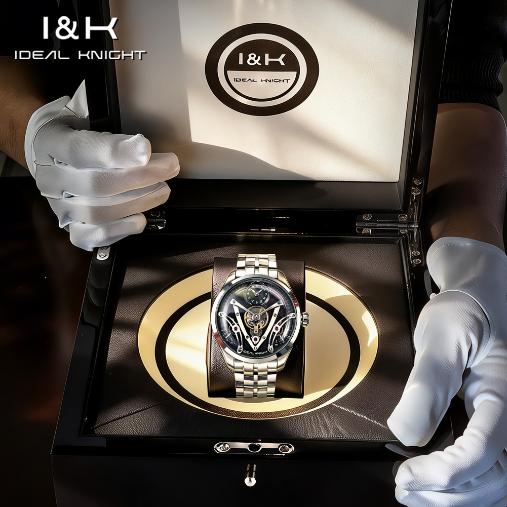 Mens Mechanical Watch - IDEAL KNIGHT 6821 Markenoriginaluhren für Herren,