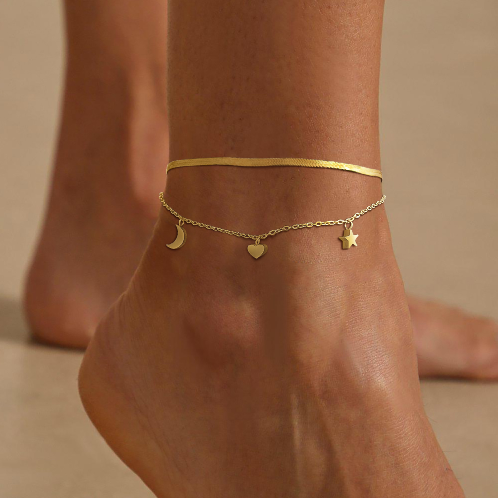 Jc Jewelry & Watches - Exquisite Fußkettchen für Damen, Schmuck für