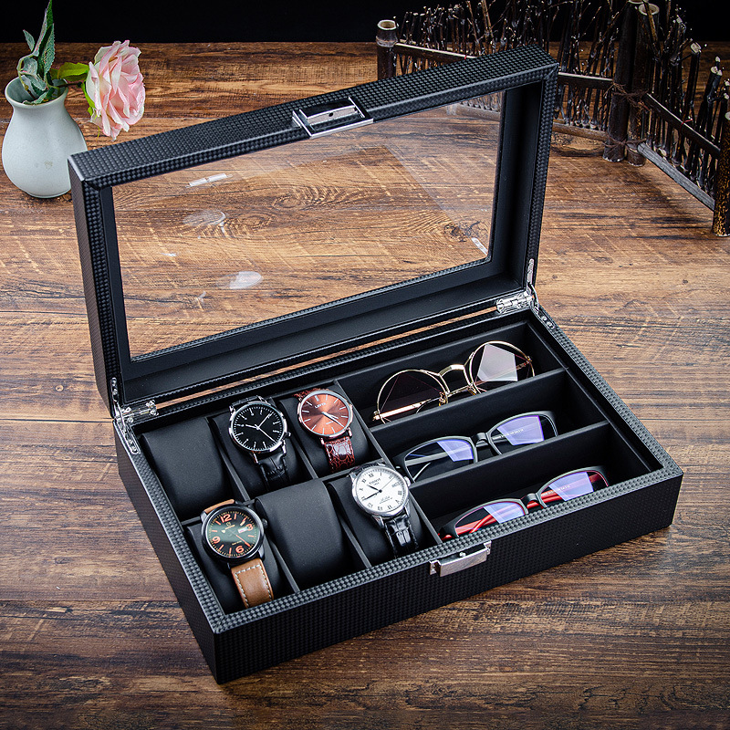 Best Jewelry Watches For Men - Uhrenbox, Vitrine, Brillen-Aufbewahrungstasche, Sonnenbrillen-Aufbewahrungsbox, Glasplatte, die