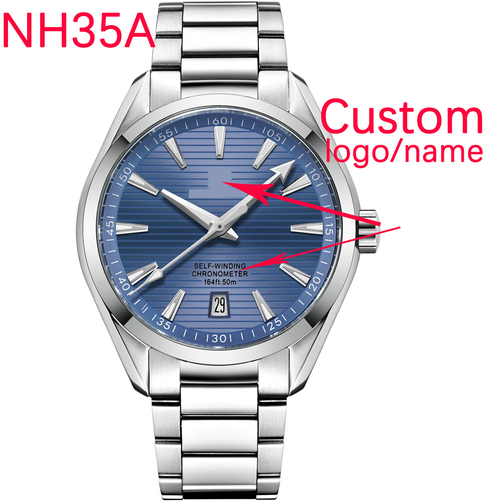 Mens Mechanical Watch - Luxus NH35 Movt Individuelles Logo 41mm
