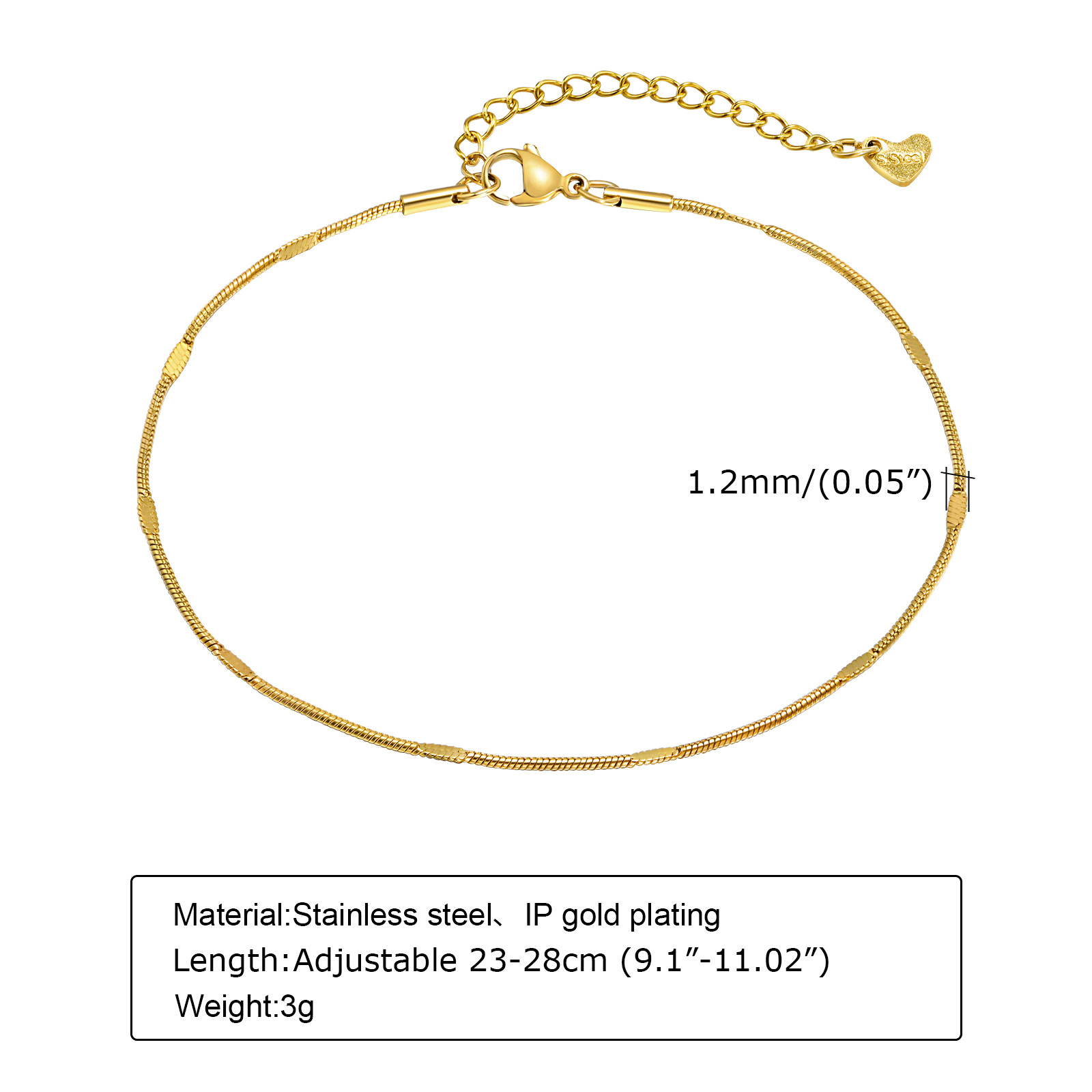 Zierliche gequetschte Schlange – Jc Jewelry & Watches Bewertung und Preis