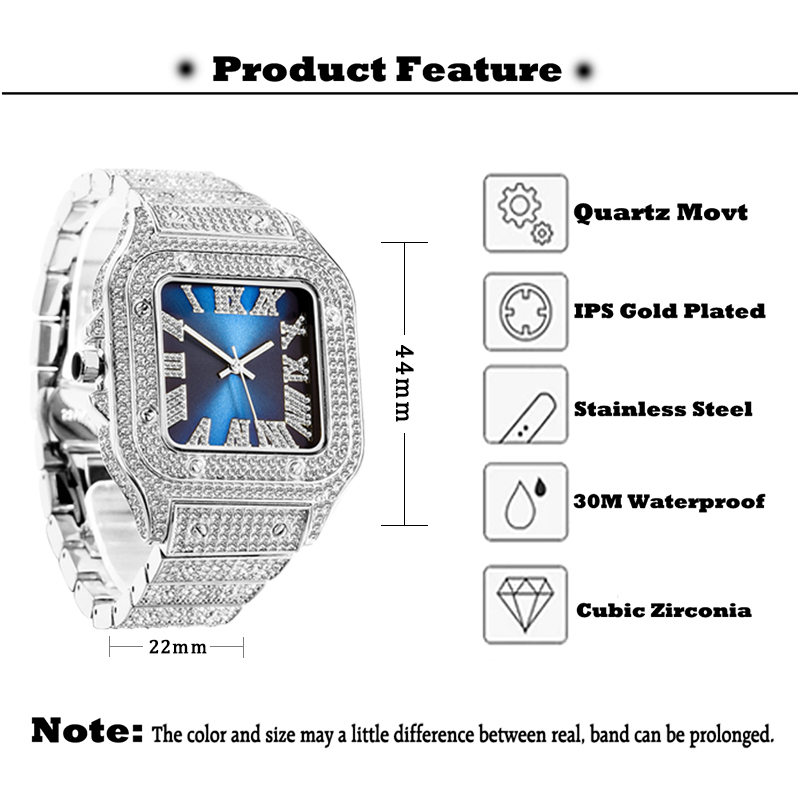 MISSFOX Herren Uhren Hüfte Hop – Jewelry Type Watches Bewertung und Preis