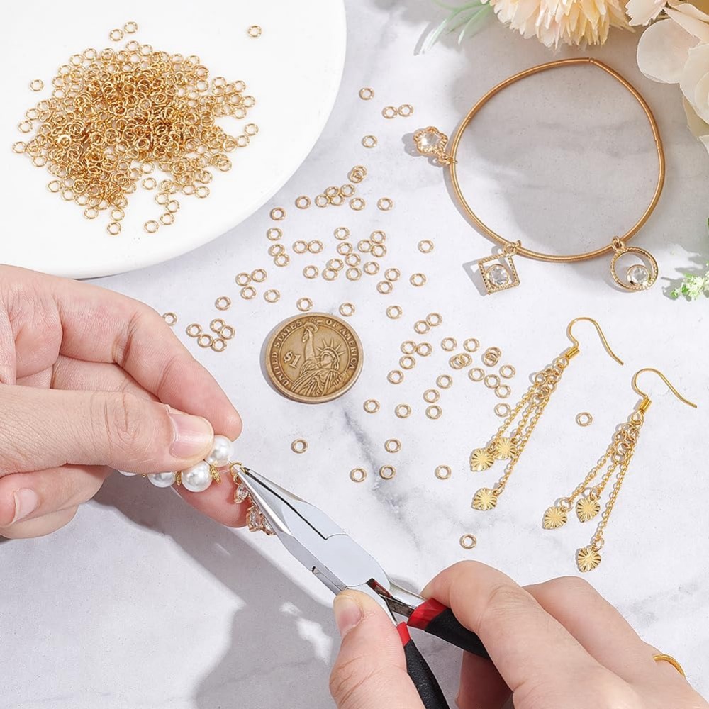 Ungefähr 500 Stück 4 mm golden – Gold Plated Ring Bewertung und Preis