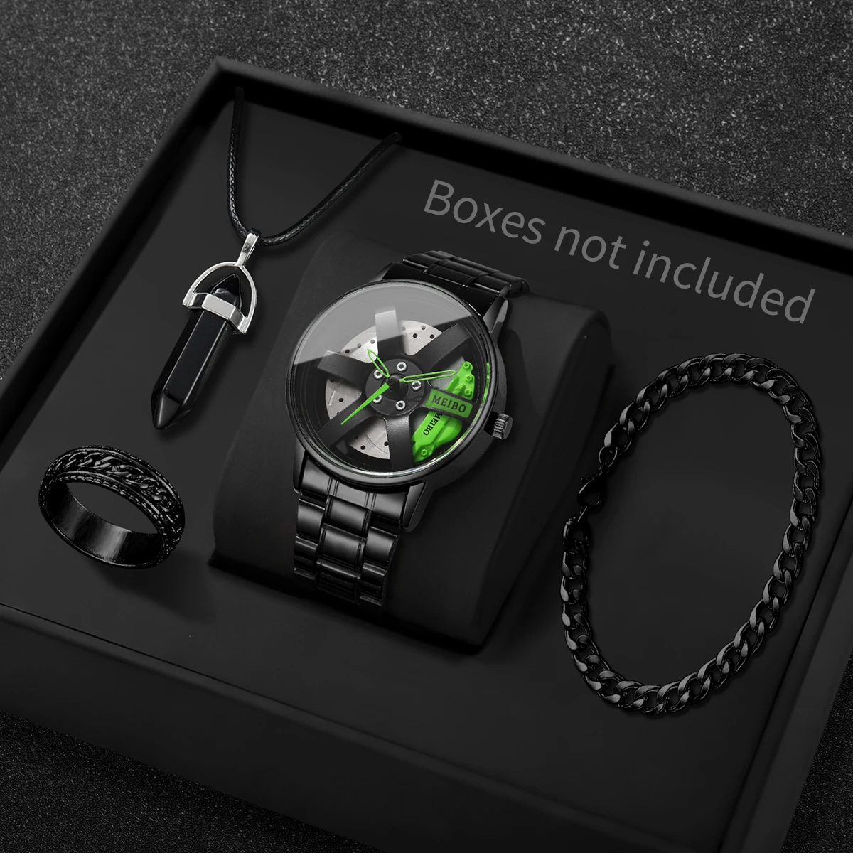 4-teiliges Set Modische 3D-Aut – Jewelry Type Watches Bewertung und Preis