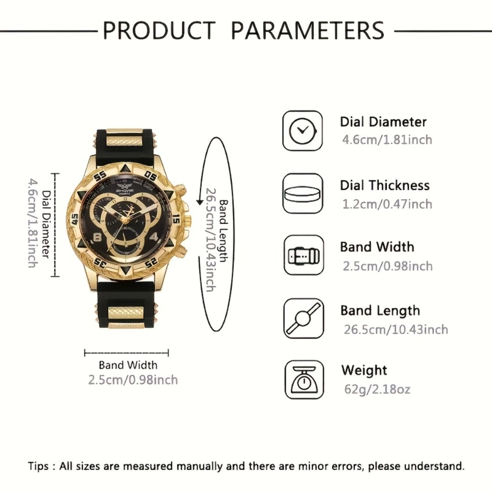 4-teiliges Luxus-Set für Herre – Jewelry Type Watches Bewertung und Preis