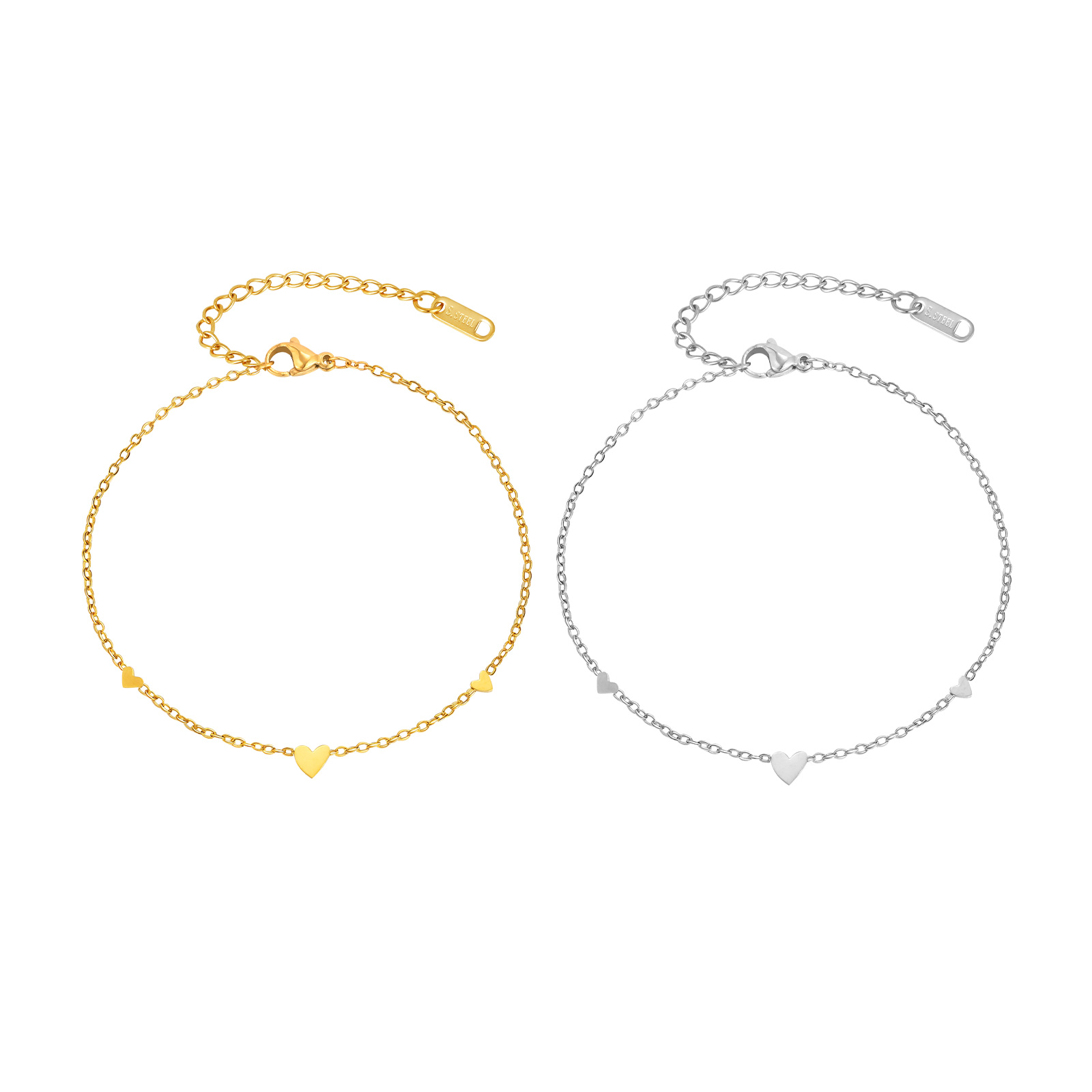 Herz-Fußkettchen aus Edelstahl – Jc Jewelry & Watches Bewertung und Preis