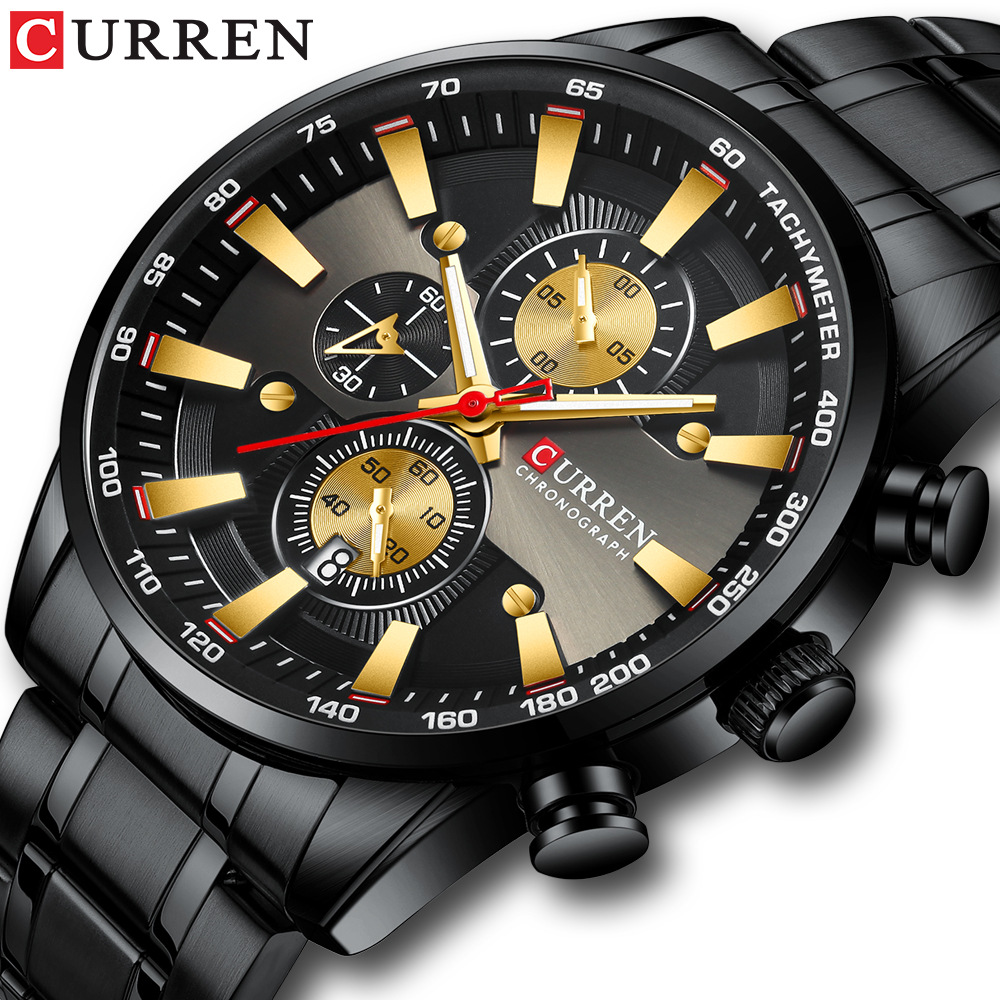 CURREN 8351 Herren-Quarzuhr, w – Jewelry Watches Silver Bewertung und Preis