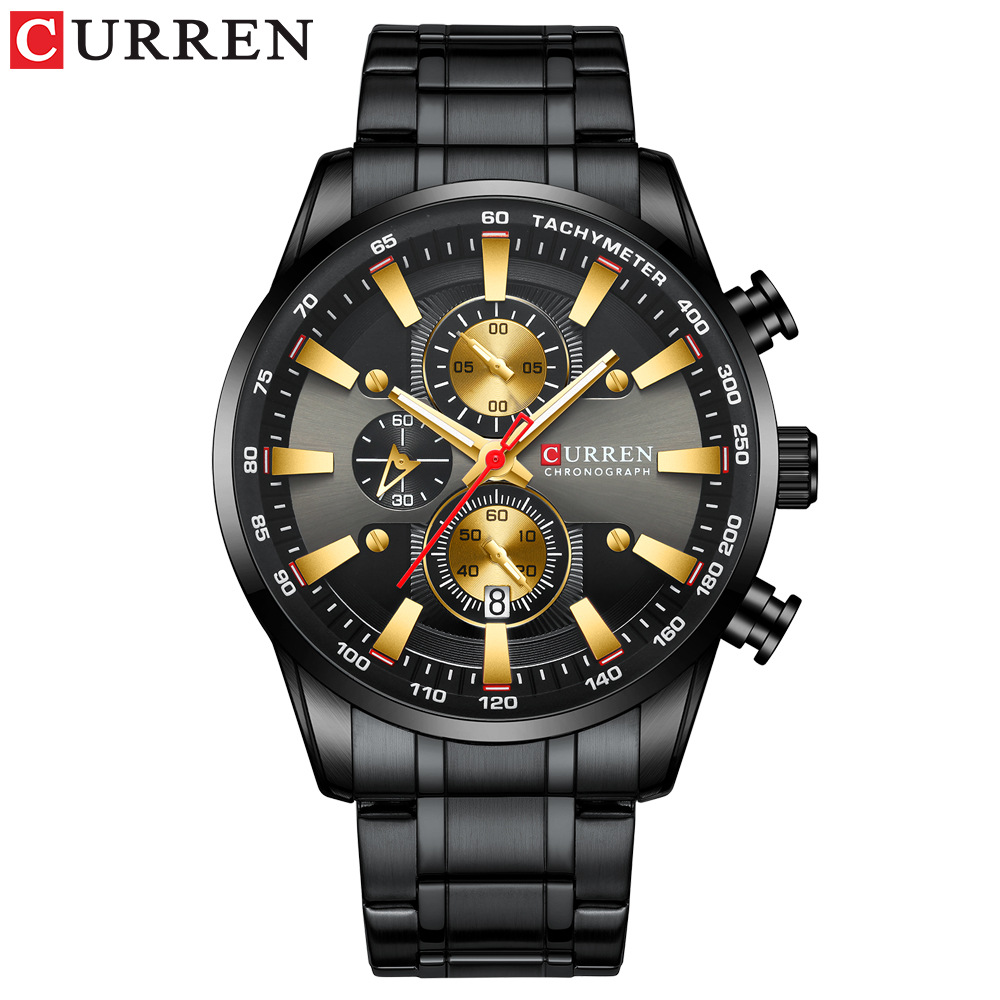 CURREN 8351 Herren-Quarzuhr, w – Jewelry Watches Silver Bewertung und Preis