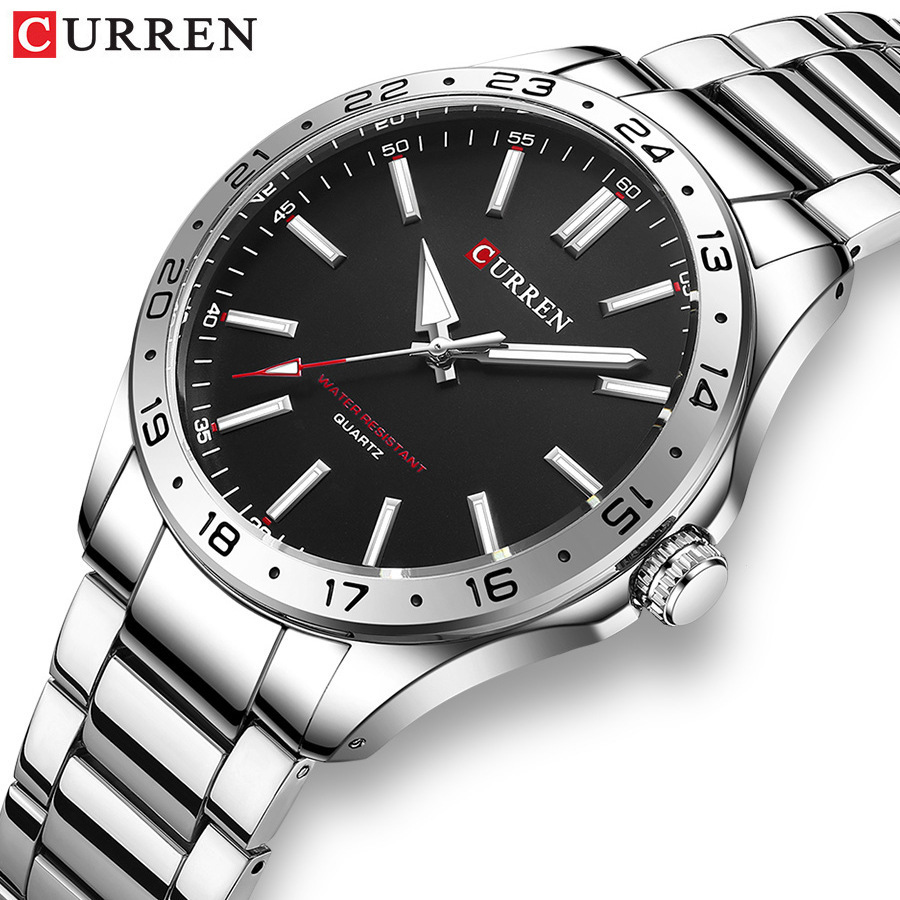 CURREN 8452 Silberweiße Quarz- – Jewelry Watches Silver Bewertung und Preis