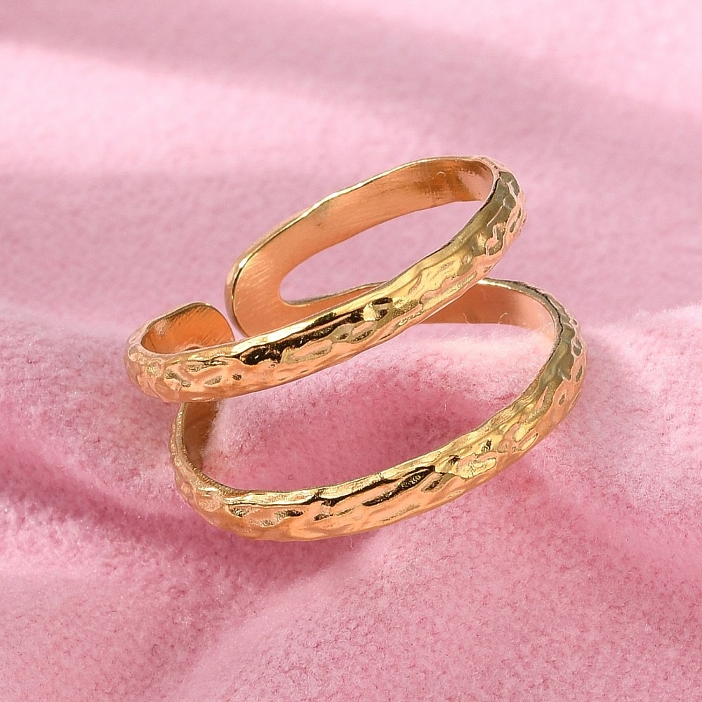 Ion Plating (IP) 304 Edelstahl – Gold Plated Ring Bewertung und Preis