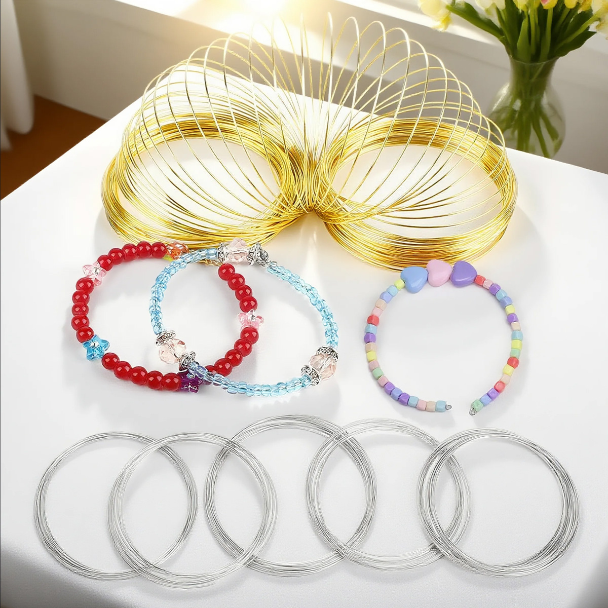 Memory Wire aus Edelstahl 0,6m – Gold Plated Ring Bewertung und Preis