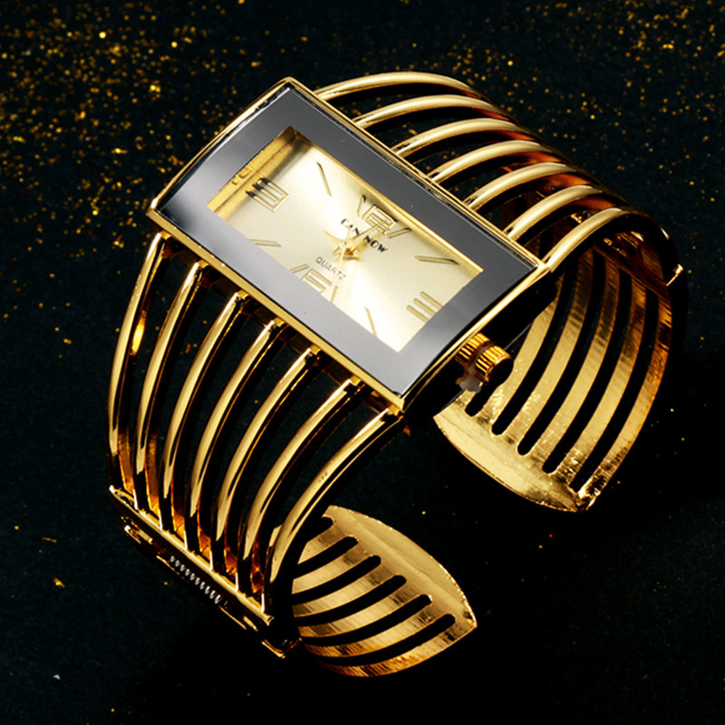 Weibliche Armbanduhr Luxus Rec – Jewelry Watches Silver Bewertung und Preis