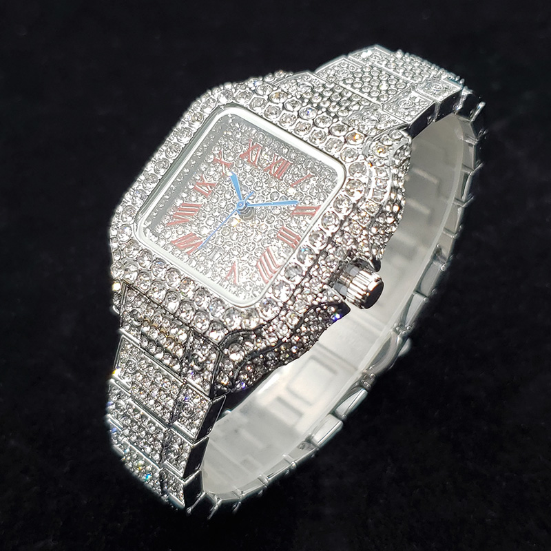 Luxuriöse Diamantuhren für Dam – Jewelry Watches Silver Bewertung und Preis