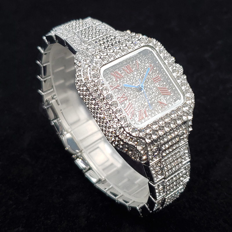 Luxuriöse Diamantuhren für Dam – Jewelry Watches Silver Bewertung und Preis