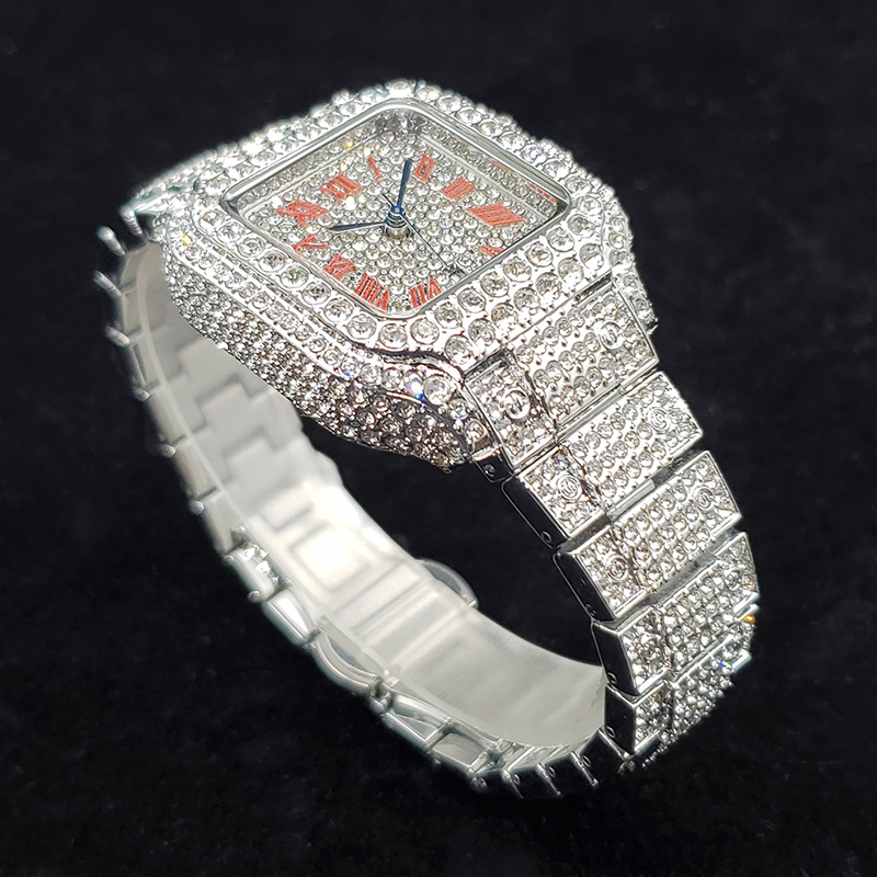 Luxuriöse Diamantuhren für Dam – Jewelry Watches Silver Bewertung und Preis