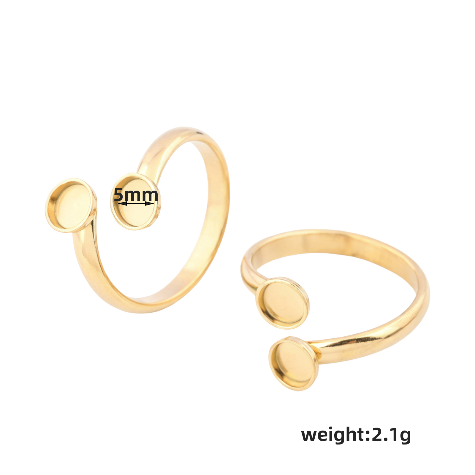 10 Stück verstellbare vergolde – Gold Plated Ring Bewertung und Preis
