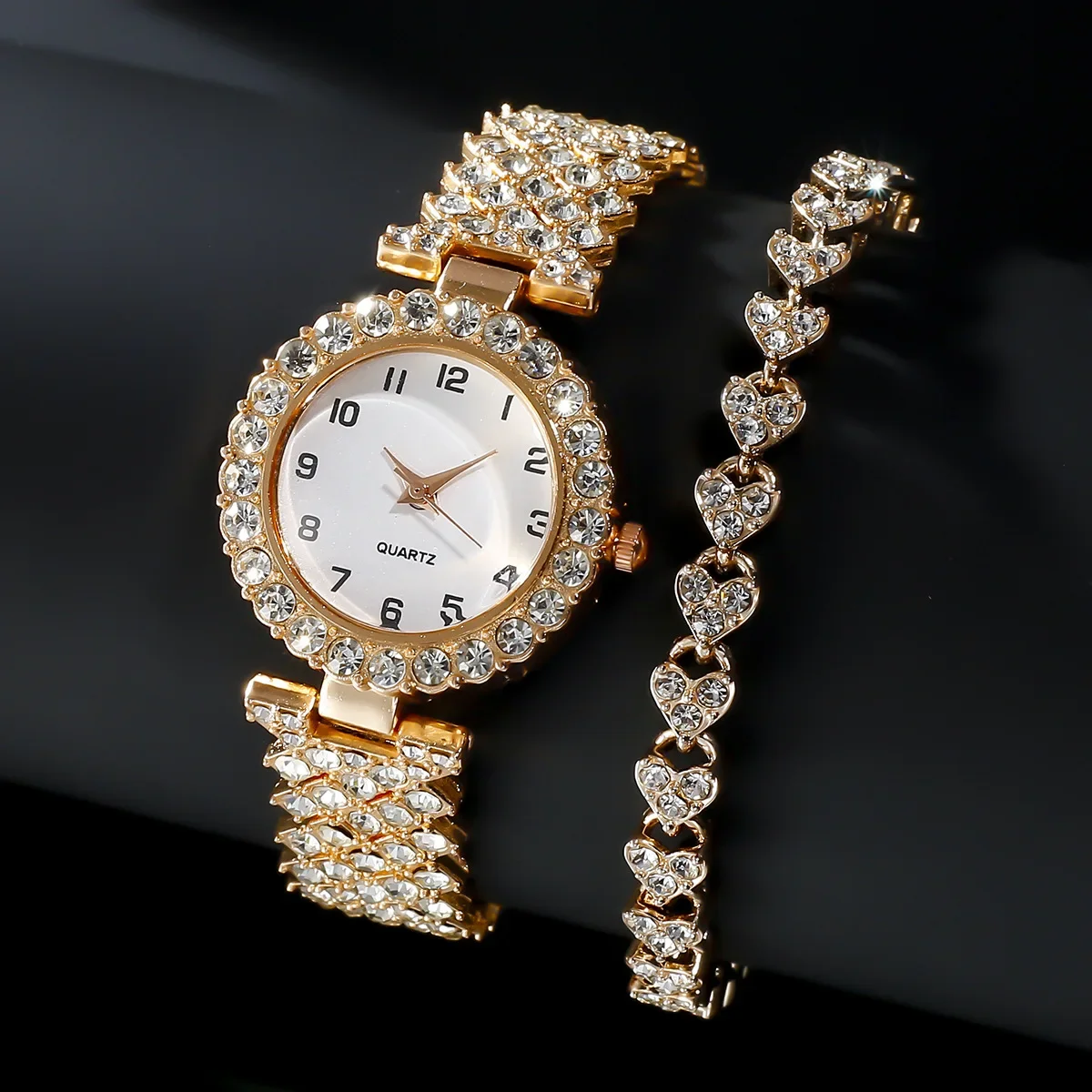 1 stücke/2 stücke Luxus Mode F – Jewelry Watches Silver Bewertung und Preis
