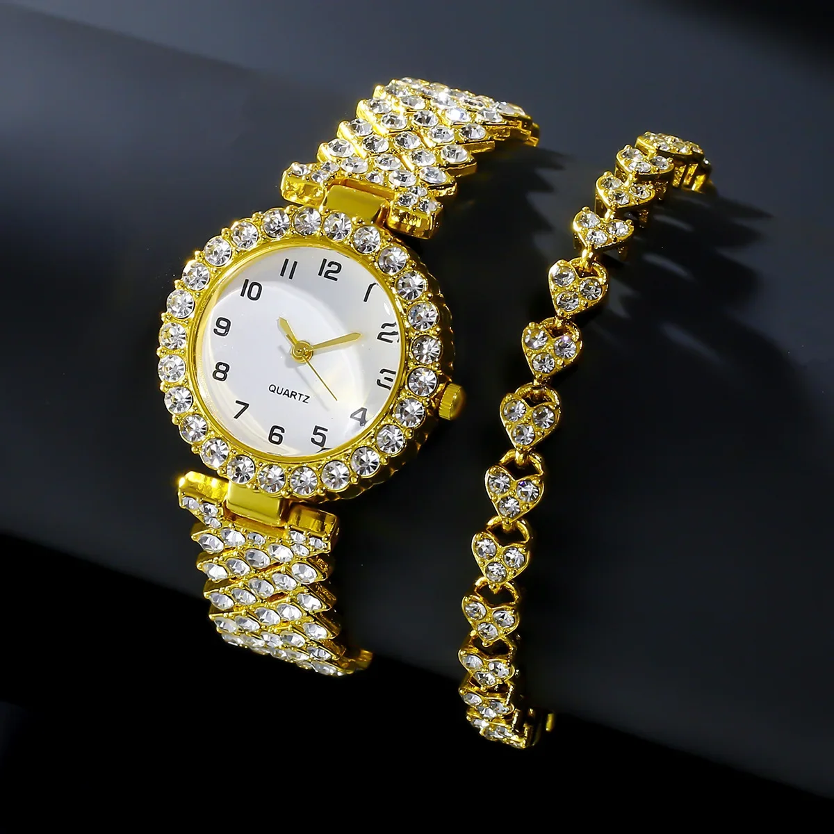 1 stücke/2 stücke Luxus Mode F – Jewelry Watches Silver Bewertung und Preis
