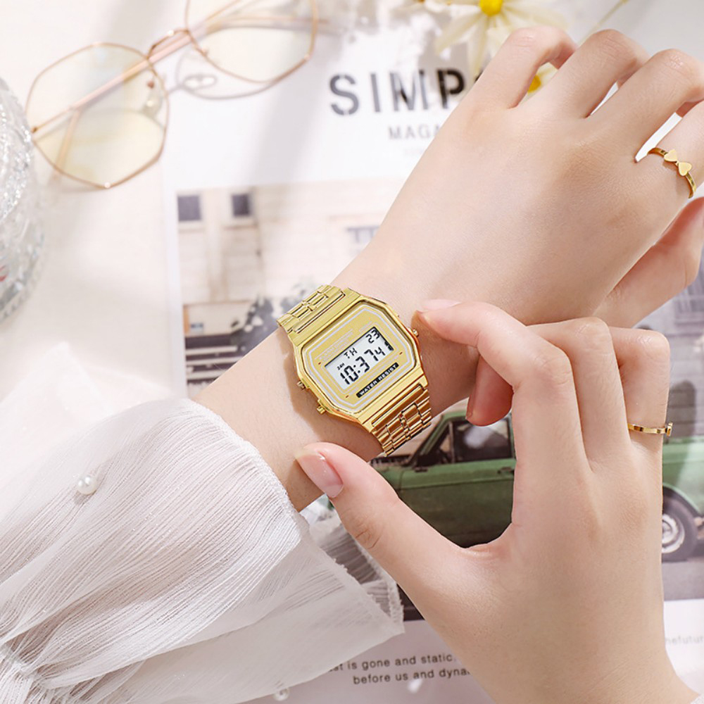 Elegante Digitaluhr für Frauen – Jewelry Watches Silver Bewertung und Preis
