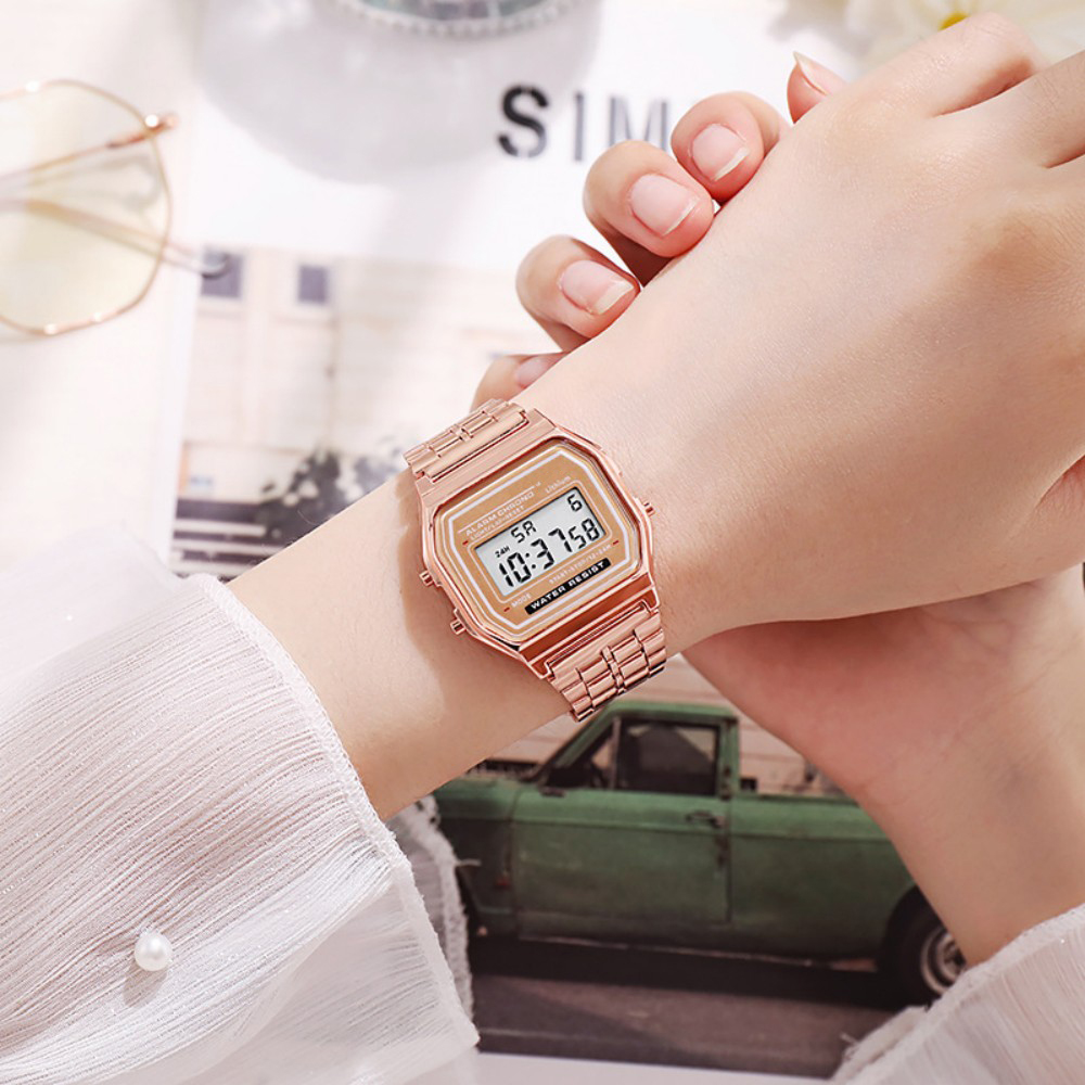 Elegante Digitaluhr für Frauen – Jewelry Watches Silver Bewertung und Preis