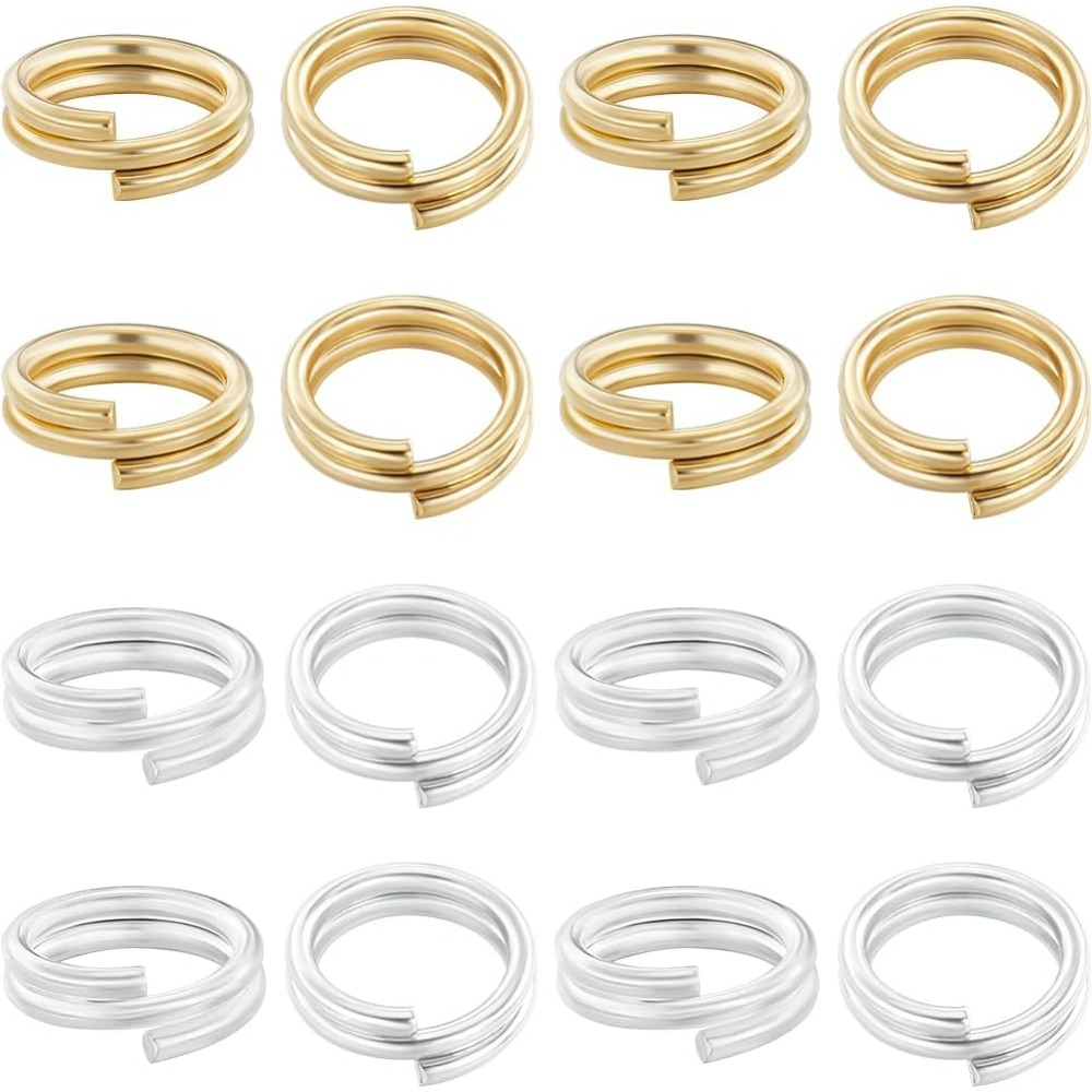 1 Box 80 Stück geteilter Biege – Gold Plated Ring Bewertung und Preis