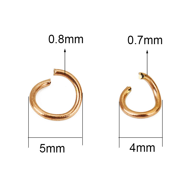 100 Stück roségoldbeschichtete – Gold Plated Ring Bewertung und Preis
