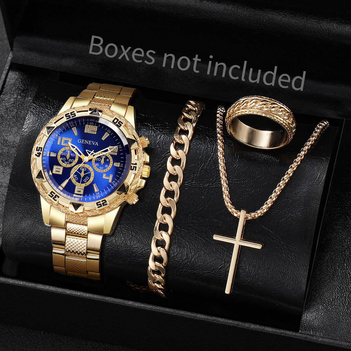 4 Stück/Set Modische Herren-Bu – Jewelry Type Watches Bewertung und Preis