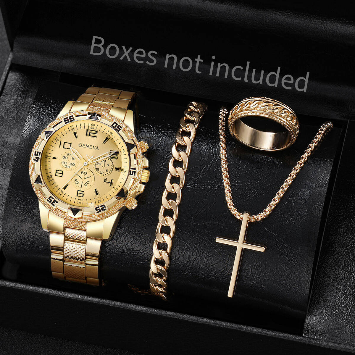 4 Stück/Set Modische Herren-Bu – Jewelry Type Watches Bewertung und Preis