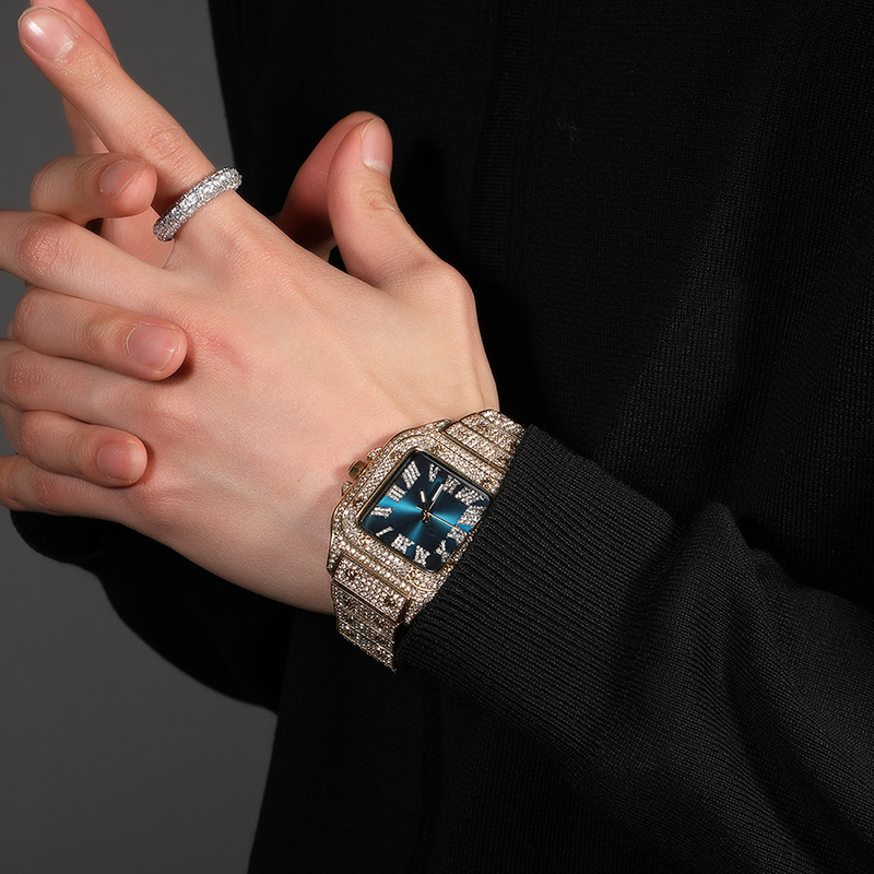 Hip Hop Luxus Quarz Handgelenk – Jewelry Type Watches Bewertung und Preis